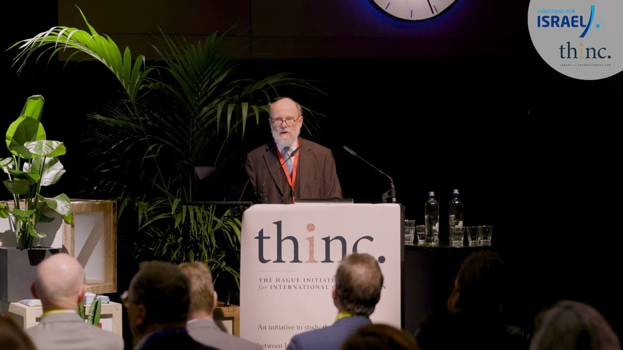 Video Thumbnail: Dr. Matthijs de Blois - 'Israel on Trial' Conference March 2023